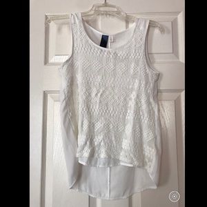 Crochet front tank